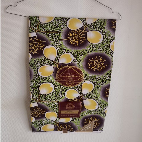 tissu pagne wax africain 6 yard,ventes solidaire,lafermedeleo,La ferme de Léo,