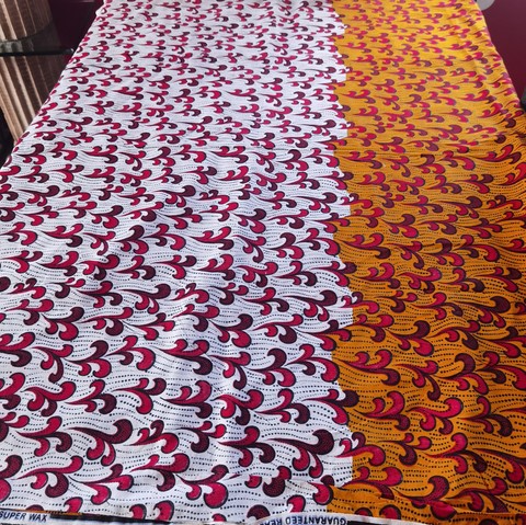 Coupon tissu pagne wax,