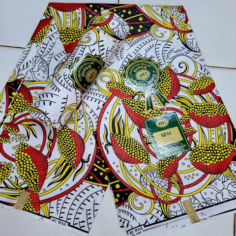 tissu pagne wax africain 6 yard,ventes solidaire,lafermedeleo,La ferme de Léo,