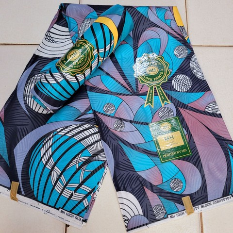 tissu pagne wax africain 6 yard,ventes solidaire,lafermedeleo,La ferme de Léo,