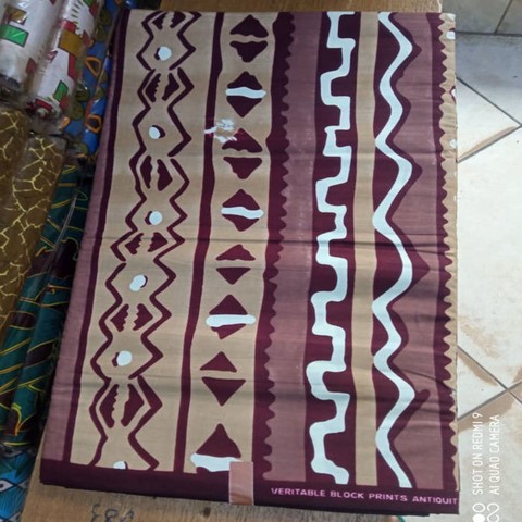 tissu pagne wax africain 6 yard,ventes solidaire,lafermedeleo,La ferme de Léo,