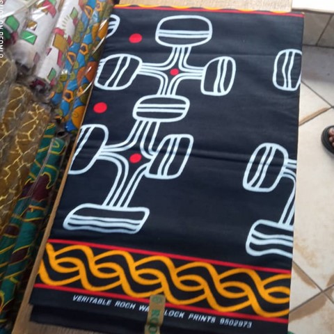 tissu pagne wax africain 6 yard,ventes solidaire,lafermedeleo,La ferme de Léo,