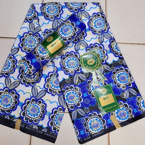 tissu pagne wax africain 6 yard,ventes solidaire,lafermedeleo,La ferme de Léo,