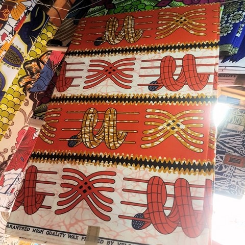 tissu pagne wax africain 6 yard,ventes solidaire,lafermedeleo,La ferme de Léo,