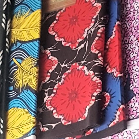 tissu pagne wax africain 6 yard,ventes solidaire,lafermedeleo,La ferme de Léo,