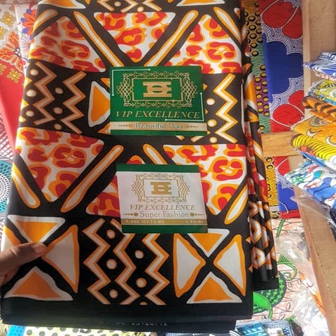 tissu pagne wax africain 6 yard,ventes solidaire,lafermedeleo,La ferme de Léo,