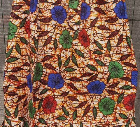 tissu pagne wax africain 6 yard,ventes solidaire,lafermedeleo,La ferme de Léo,