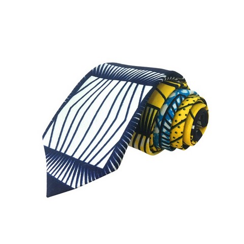 cravatte en tissu pagne