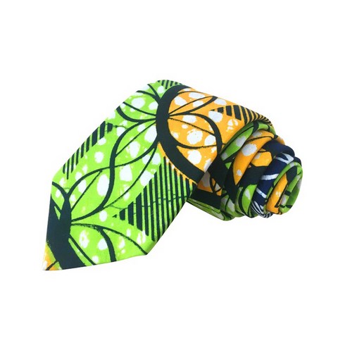cravatte en tissu pagne