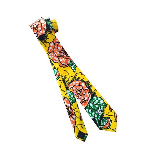 cravatte en tissu pagne