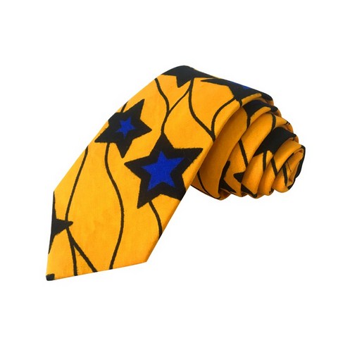 cravatte en tissu pagne
