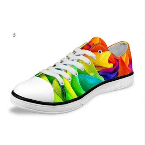 Chaussures en toile mixte à personnaliser par votre image
