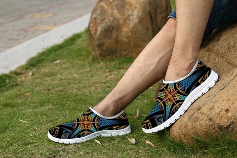 Chaussures en toile mixte à personnaliser par votre image