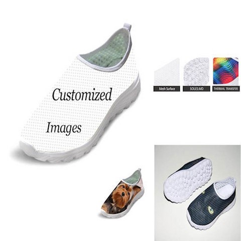 Chaussures en toile mixte à personnaliser par votre image