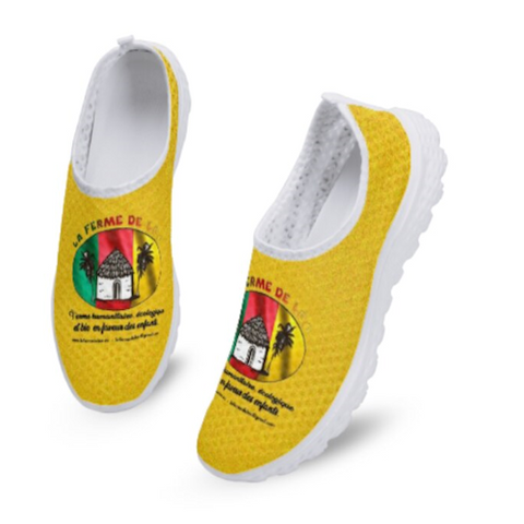 Chaussures en toile mixte à personnaliser par votre image