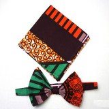noeud papillon en tissu pagne